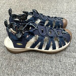 Keen Whisper Sport Strappy Womens Size 11 Blue Casual Sandals Strappy Anti Odor